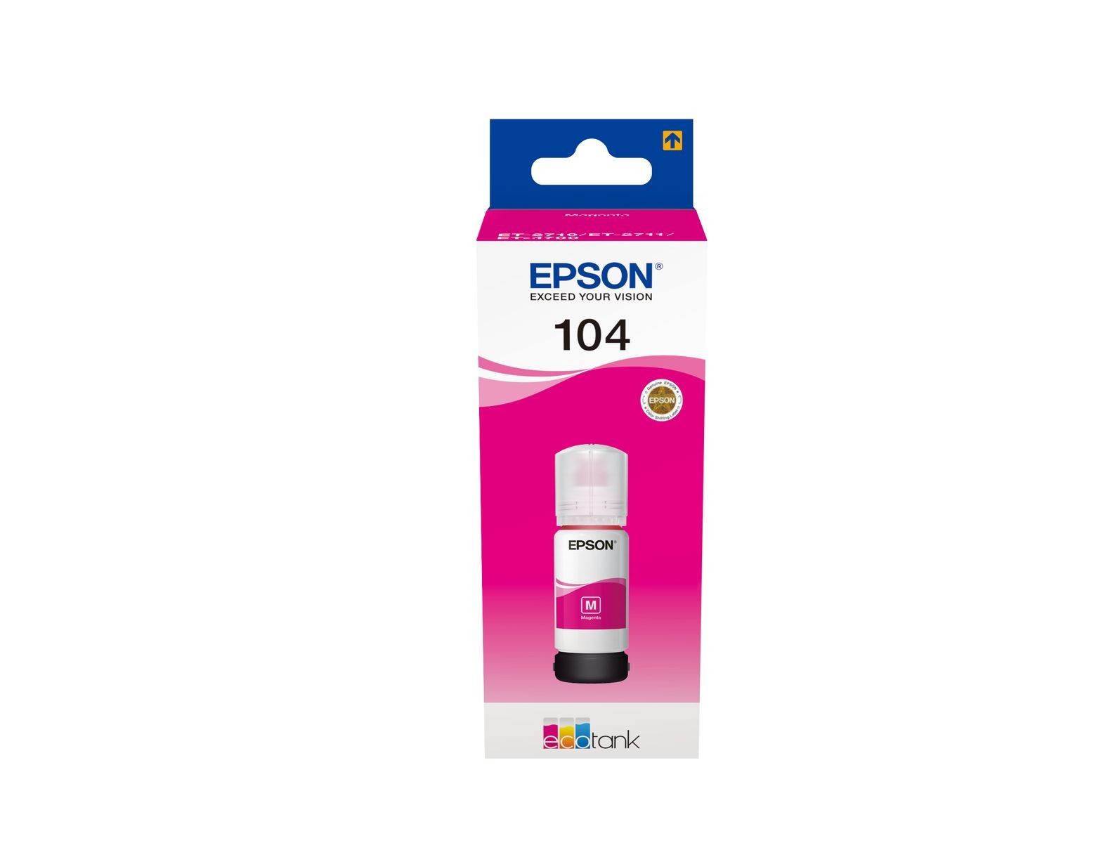 EPSON 104 MAGENTA FLACONE INK ECOTANK C13T00P340 - Immagine 6