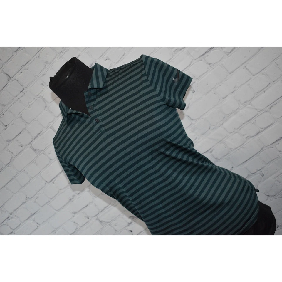 Рубашка поло для гольфа женская Nike размер Small зеленая полиэстер Dri-Fit Performance - Изображение 3 из 4