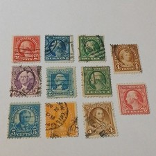 U.S. Postage Timbres États-Unis Anciens Lot De 11