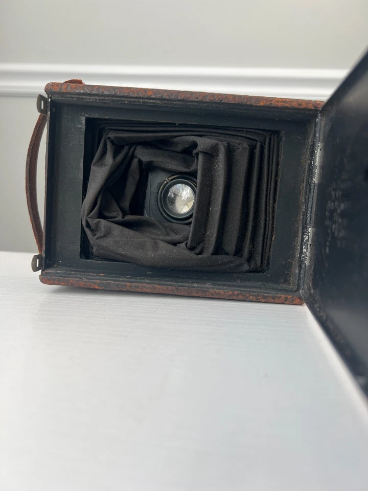 Cámara fotográfica Kodak Nº1 Premo, formato 31/4 x 41/4, c.1910s, caja plegable Foto 3 de 4