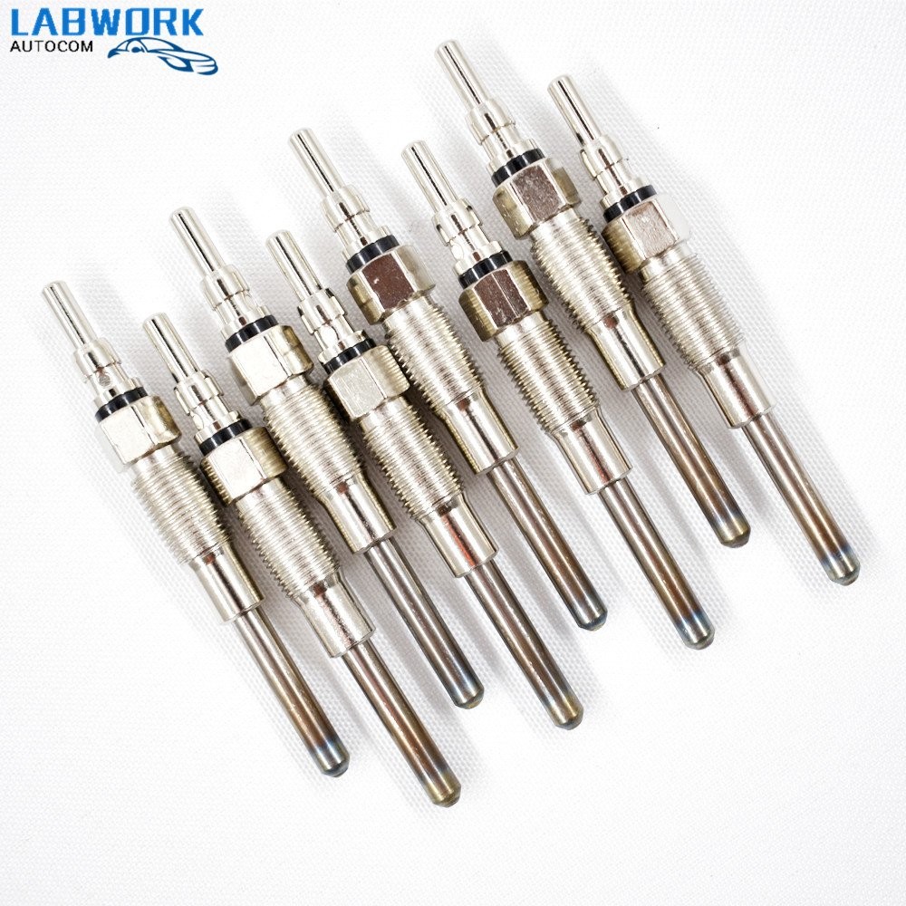 8PCS Glow Plug For Ford F350 F250 IDI 1988-1994 7.3L F2TZ12A342A