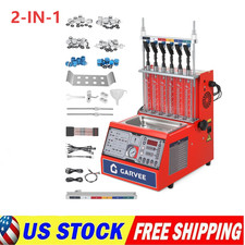 Ultrasonic Gdi Fuel Injector Cleaner Tester Nozzles Cleaning Machine 6 Cylinder Ultrasonic Gdi Fuel Injector Cleaner Tester Nozzles Cleaning Machine 6 Cylinder