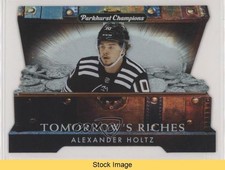 2022 Upper Deck Parkhurst Champions Tomorrow's Riches Alexander Holtz READ 1hs5
