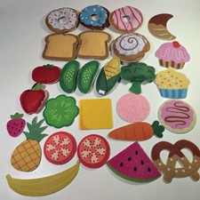 Pretend Food Felt Stuffed Sandwich Set Donut ...