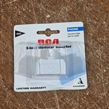 RCA 3 In 1 Modular Adapter Phone Jack