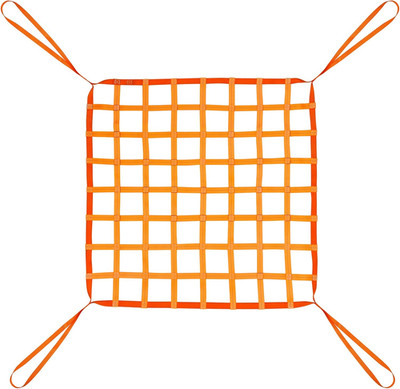 3.28' X 3.28' Cargo Lifting Nets - Flat Polyester Sling Hoisting Net - Max. Load