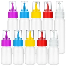 10Pcs Squeeze Writer Bottles 30Ml/60Ml Plastic Icing Bottles Small Easy Squee