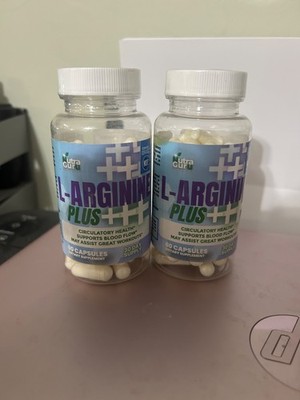 Nutra Guru L-Arginine Plus 80 Capsules 30 Day Supply (Lot of 2)
