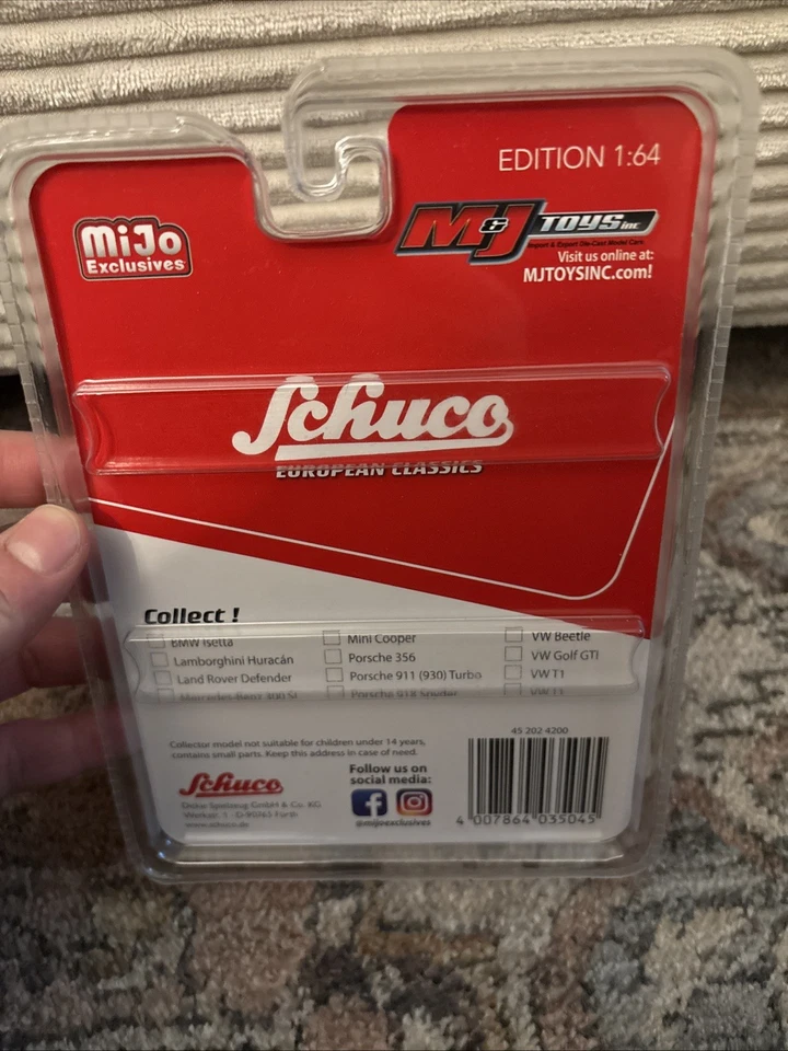 Schuco European Classics 1/64 Mini Cooper Gulf - Azul y Naranja Mijo 1:64 Foto 2 de 4
