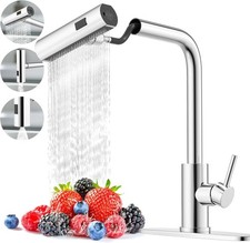 Llave De Agua Para Cocina Con Rociador Extraible Grifos Fregadero Lavamanos Ba o