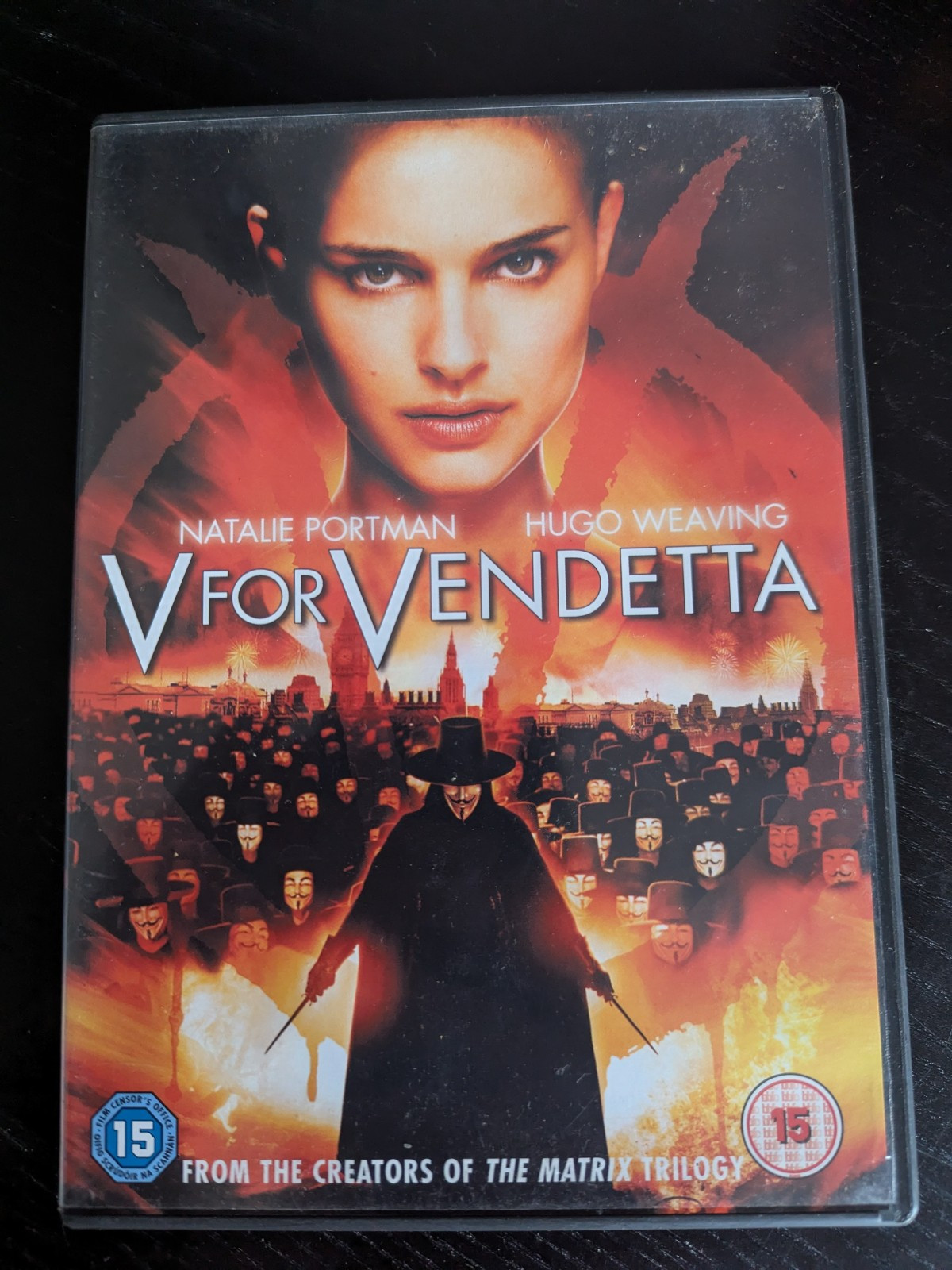 V for Vendetta UK DVD 2005 film Natalie Portman Hugo Weaving