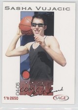 2004-05 Sage Auto Basketball /2650 Sasha Vujacic #36 0a7