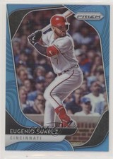2020 Panini Prizm Tier II Mega Box Carolina Blue Prizm Eugenio Suarez #177 02q0