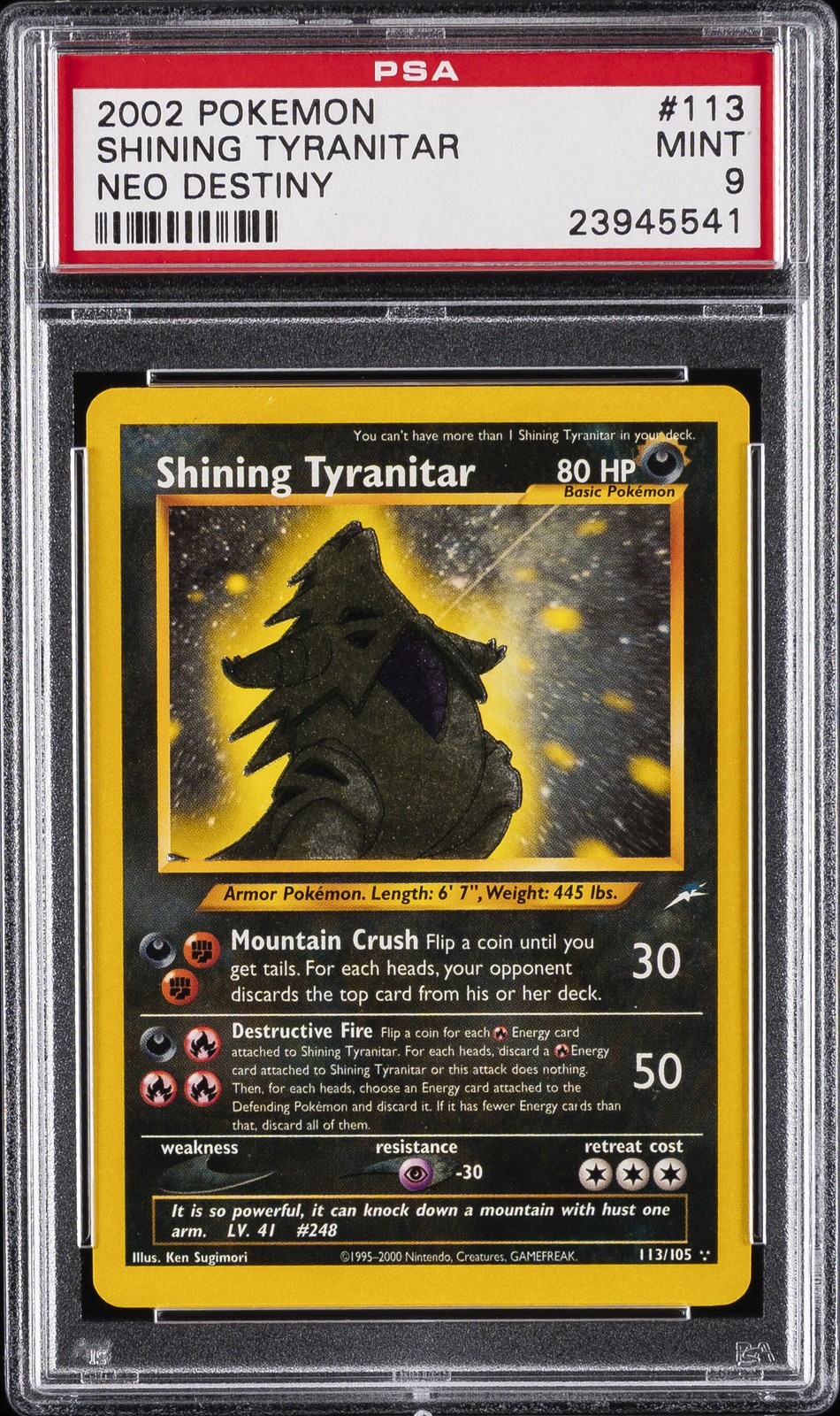Shining Tyranitar #113