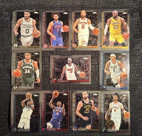2025-26 Topps Chrome Complete Your Set You Pick Basketball Card #1-250