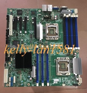 1pc Used   S5520HC Dual X58 1366 Pin Workstation Server Motherboard *le