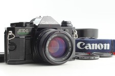 TOP MINT w/ Grip Canon AE-1 Program New FD 50mm f1.4 Lens SLR 35mm Film Camera