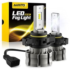 5202 LED Fog Light Bulbs, 6500K Cool White 6000 Lumen Plug And 6500K White