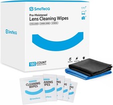 Lens Wipes for Glasses, 180 Individually Wrapped Eyeglass Cleaning Wipes with 2