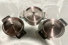 Bon Chef Miniature Pot, Stainless Steel 3pc Set