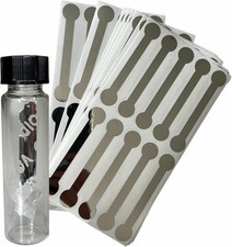 Tamper Evident Stickers Security Labels 0.5 Inch X 2.875 White Pack of 100