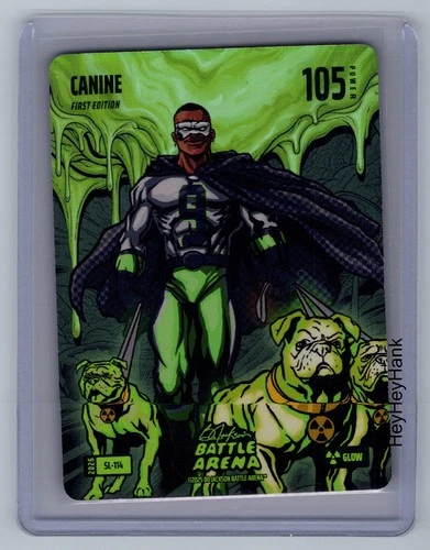 Bo Jackson Battle Arena 2026 Griffey Canine Glow Slime Battlefoil SP