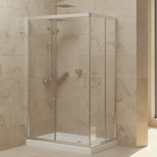 Box doccia cabina vetro 6mm h195 90x90