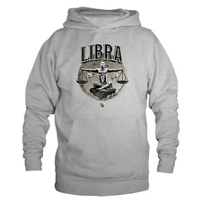 Libra Zodiac Sign Horoscope Astrological Graphic Hoodie