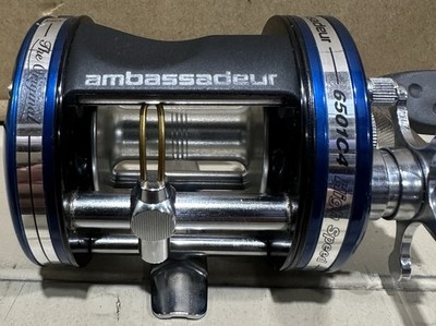 Abu Garcia Ambassadeur 6501 C4 High Speed Fishing Reel 6.3:1 Blue