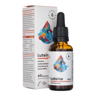Aura Herbals Lutein DHA Zeaxanthin Vitamin A Tropfen Drops 30 ml