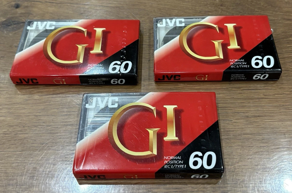 Lot De 10 Cassettes Audio JVC Acoustic Ferro 90 Min – K7 Vierges Neuves