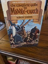 J.R.R. Tolkien The Complete Guide to Middle-Earth by Robert Foster (1978) HCDJ 