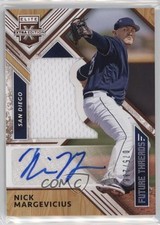 2018 Elite Extra Edition Future Threads Silhouette Nick Margevicius Auto 1t3
