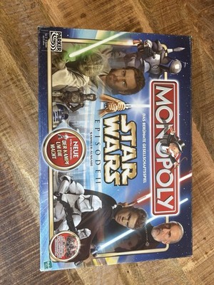 Monopoly - Star Wars Episode 2 Sammler Ausgabe Parker 2002 Vollständig 