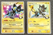 NM Pokémon 2009 Luxray GL LV.X & GL LV.48 Cards Lot
