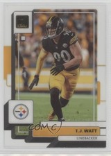 2022 Panini Clearly Donruss Gold TJ Watt #41 02v3