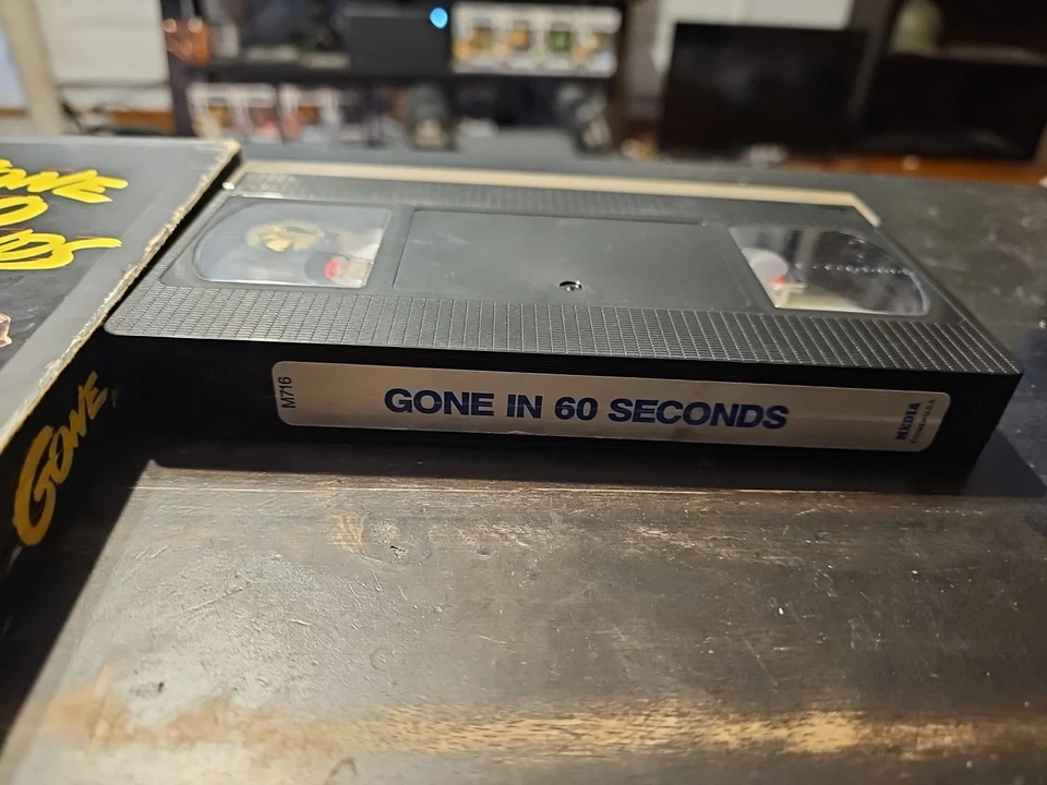 Gone In 60 Seconds (1974) VHS Full Throttle Video Regular NTSC VHS Version Rare - Image 2 of 4