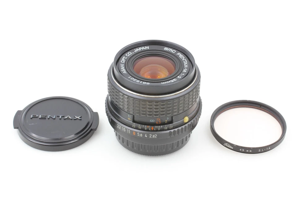 [Excelente COMO NUEVO] Lente MF gran angular SMC Pentax M 35 mm f2 para montaje Pentax K de JAPÓN Foto 2 de 4