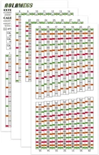 Archery Sight Tape, Sight from 20 to 100/120 Yards, Bow Sight Tape with Calibrat