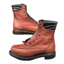 Red Wing 402 Boots Mens 9.5 EE Supersole Leather Work Soft Toe EH USA Made
