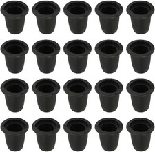50Pcs Interior Door Card Panel Trim Clip Rubber Bungs 13.4x14mm Inner Hole Trim