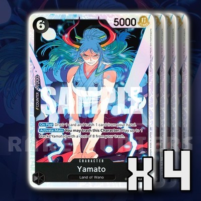 Yamato OP16-098 SR x4 The Time of Battle One Piece