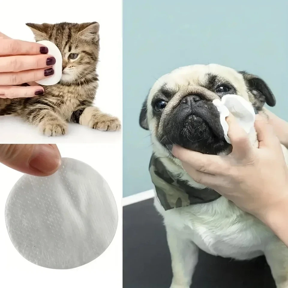 200-piece pack of pet eye cleaning wipes to remove tear stains in dogs and cats. - Image 2 of 4