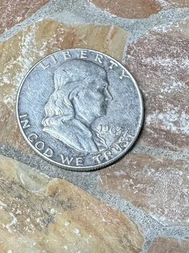 New Listing1963 D Benjamin Franklin Half Dollar 50c 90% Silver Circulated US Coin