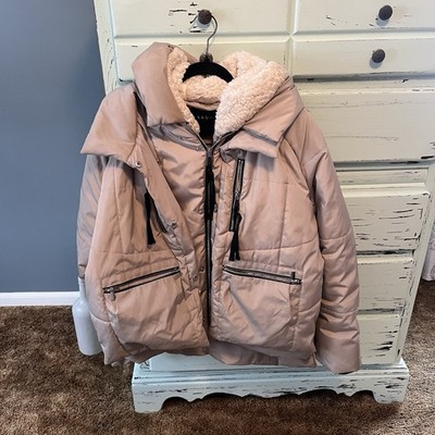 Bagatelle women s Large Puffer Jacket. Khaki In Color, Very Warm.