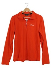 Reusch Fleece Pullover Herren Gr. L Orange Sportlich Half-Zip Outdoor