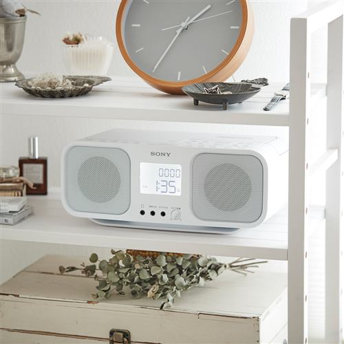 SONY CFD-S401 White CD radio cassette player From Japan NEW No BOX - Picture 6 of 16