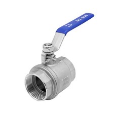 Ball Valve 1-1/4" NPT Female 304 Stainless Steel Full Port for Water Oil and ...