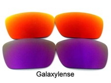 Galaxy Replacement Lenses For Oakley Fuel Cell Sunglasses Red Purple Polarized