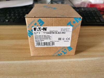 1PCS New Eaton Moeller  EASY819-AC-RC Control Relay In Box FedEx or DHL or UPS